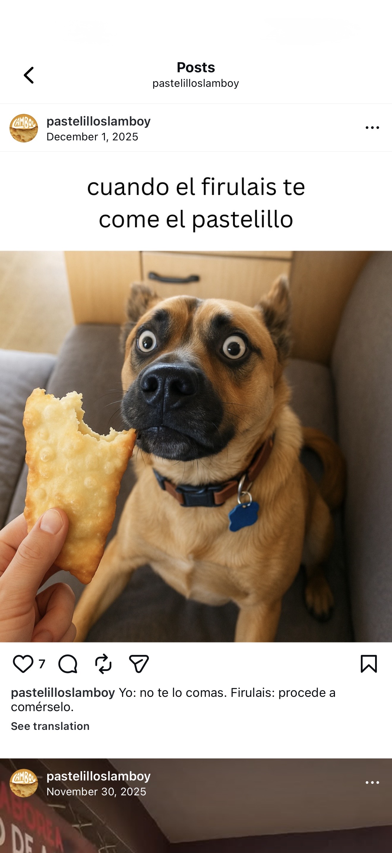 Pastelillos Lamboy